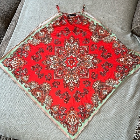 NWOT ZARA Scarf  Tank - Picture 4 of 11